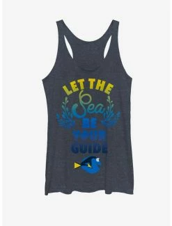 Movies Disney Pixar Finding Nemo Let The Sea Be Your Guide Womens Tank