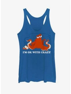 Movies Disney Pixar Finding Dory Hank Ok Crazy Womens Tank