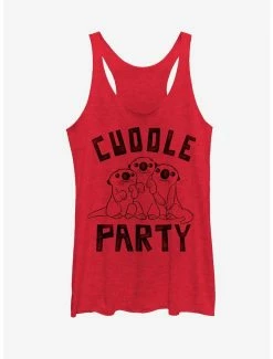 Movies Disney Pixar Finding Dory Cuddle Party Otters Womens Tank