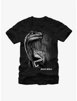 Movies Jurassic World Sly Velociraptor T-Shirt
