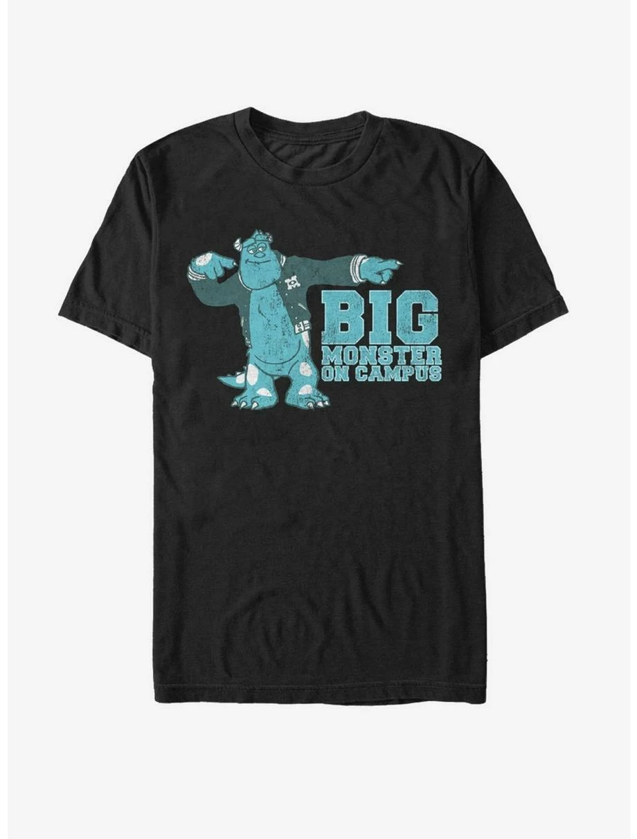 Movies Disney Pixar Monsters, Inc. Sulley Big Monster On Campus T-Shirt