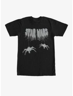 Movies Star Wars X-Wing Halloween Spiders T-Shirt