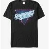 Movies Marvel Guardians Of The Galaxy Retro Logo T-Shirt