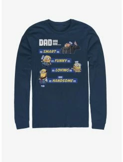 Movies Universal Minion As Dad As Long-Sleeve T-Shirt