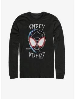 Movies Marvel Spider-Man Web Head Long-Sleeve T-Shirt