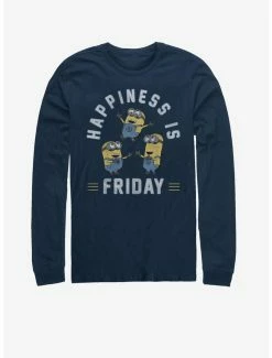Movies Universal Minion Happiness Is Friday Long-Sleeve T-Shirt