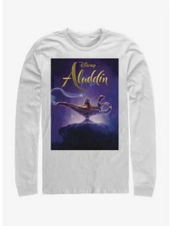 Movies Disney Aladdin 2019 Aladdin Live Action Cover Long Sleeve T-Shirt