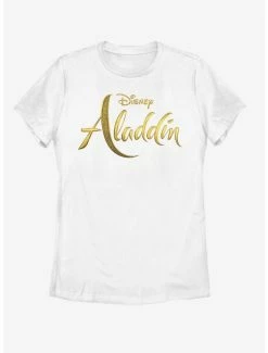Movies Disney Aladdin 2019 Aladdin Live Action Logo Womens T-Shirt