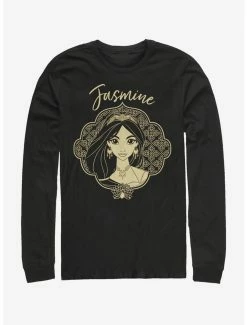 Movies Disney Aladdin 2019 Jasmine Portrait Long Sleeve T-Shirt