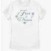 Movies Disney Aladdin 2019 Free To Dream Womens T-Shirt