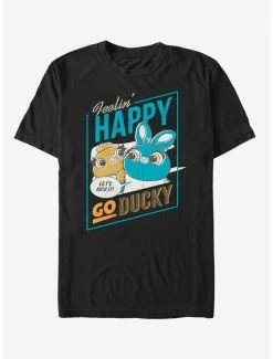Movies Disney Pixar Toy Story 4 Happy Go Ducky T-Shirt