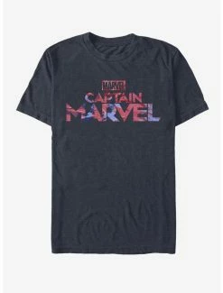 Tie-Dye Marvel Captain Marvel Logo Tie Dye T-Shirt