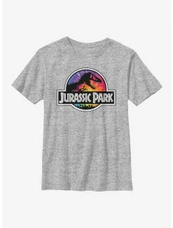 Tie-Dye Jurassic Park Logo Tie Dye Youth T-Shirt