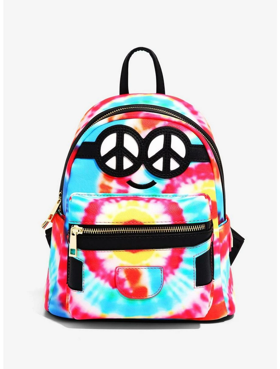 Minions Artist Series Tie-Dye Mini Backpack - BoxLunch Exclusive 3 Minions Artist Series Tie-Dye Mini Backpack - BoxLunch Exclusive