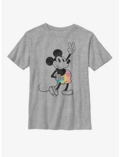 Tie-Dye Disney Mickey Mouse Tie Dye Mickey Youth T-Shirt