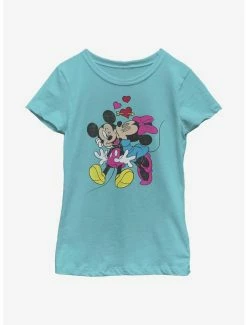 Television Disney Mickey Mouse Minnie Love Youth Girls T-Shirt