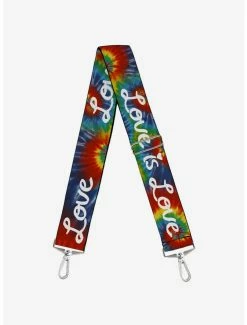 Tie-Dye Love Is Love Tie Dye Bag Strap