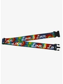 Tie-Dye Love Is Love Tie Dye Luggage Strap