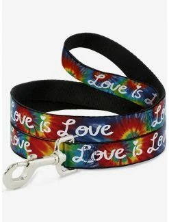 Tie-Dye Love Is Love Tie Dye Dog Leash
