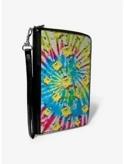 Tie-Dye SpongeBob Dancing Tie Dye Zip Around Wallet
