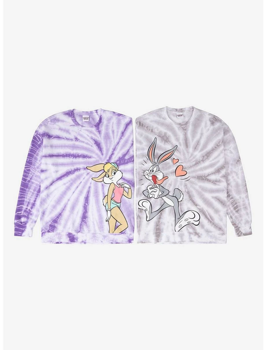 Television Looney Tunes Bugs Bunny Tie-Dye Crewneck - BoxLunch Exclusive - Image 3