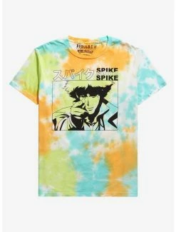 Cowboy Bebop Spike Spiegel Character Panel Tie-Dye T-Shirt - BoxLunch Exclusive
