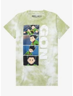 Hunter X Hunter Gon Panel Portraits Women’s Tie-Dye T-Shirt - BoxLunch Exclusive