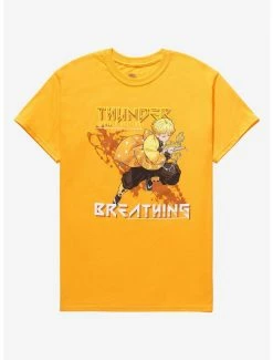Television Demon Slayer: Kimetsu No Yaiba Zenitsu Thunder Breathing T-Shirt - BoxLunch Exclusive