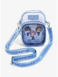 Television Jujutsu Kaisen Chibi First Year Jujutsu Sorcerers Pin Collector Crossbody Bag - BoxLunch Exclusive