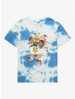 Avatar: The Last Airbender Chibi Gaang Flying Tie-Dye T-Shirt - BoxLunch Exclusive