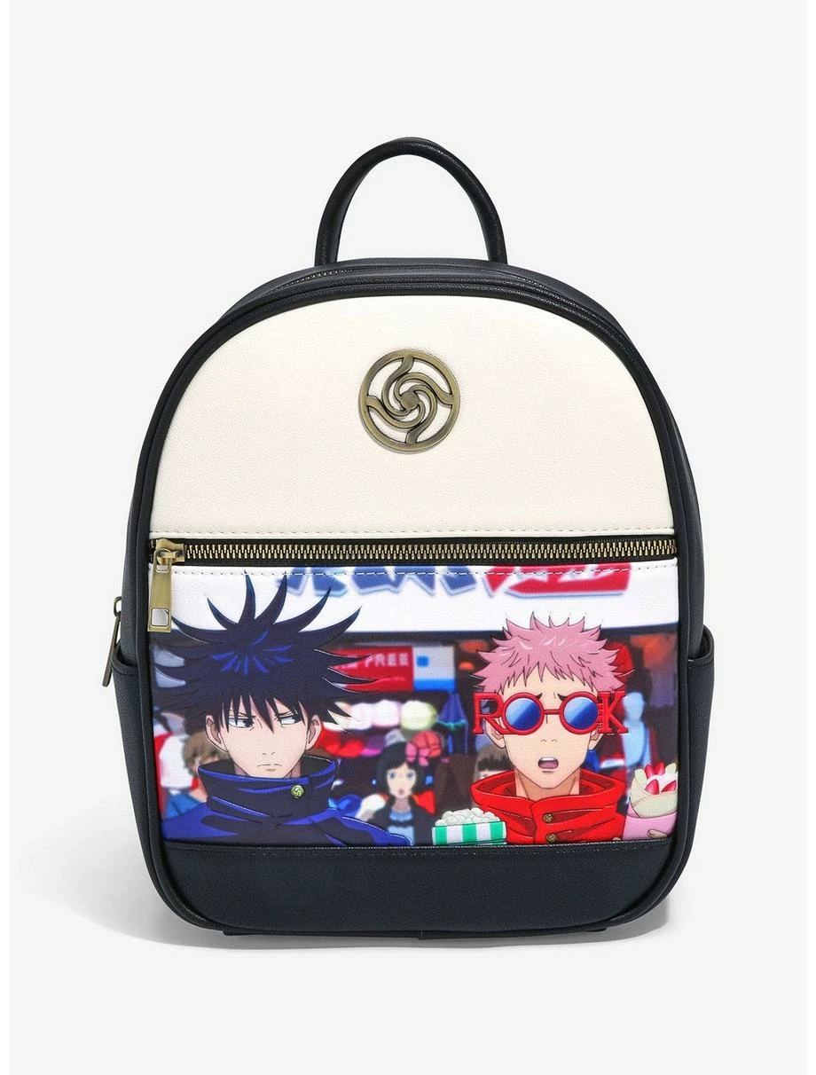 Television Jujutsu Kaisen Megumi & Yuji Tokyo Shopping Mini Backpack - BoxLunch Exclusive 3 Television Jujutsu Kaisen Megumi & Yuji Tokyo Shopping Mini Backpack - BoxLunch Exclusive