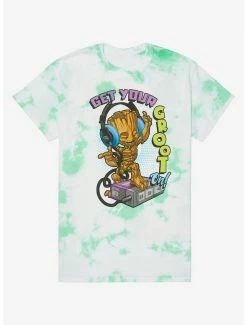 Marvel Guardians Of The Galaxy Get Your Groot On Youth Tie-Dye T-Shirt - BoxLunch Exclusive