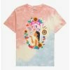 Disney Pocahontas Follow My Path Floral Youth Tie-Dye T-Shirt - BoxLunch Exclusive