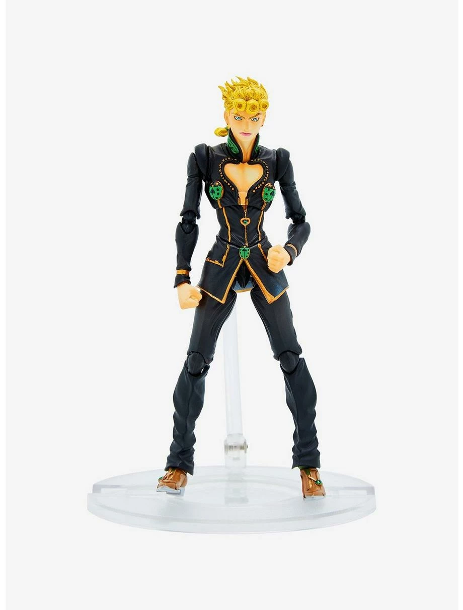 Television JoJo’s Bizarre Adventure Super Action Statue Giorno Giovanna (Black Ver.) Figure - Image 2