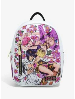 Television JoJo's Bizarre Adventure Giorno Giovanna Group Floral Mini Backpack