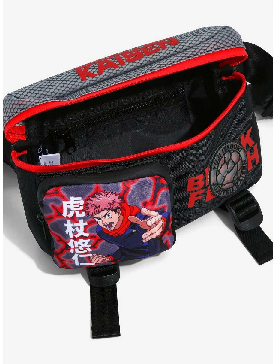 Television Jujutsu Kaisen Itadori Black Flash Fanny Pack - BoxLunch Exclusive - Image 4