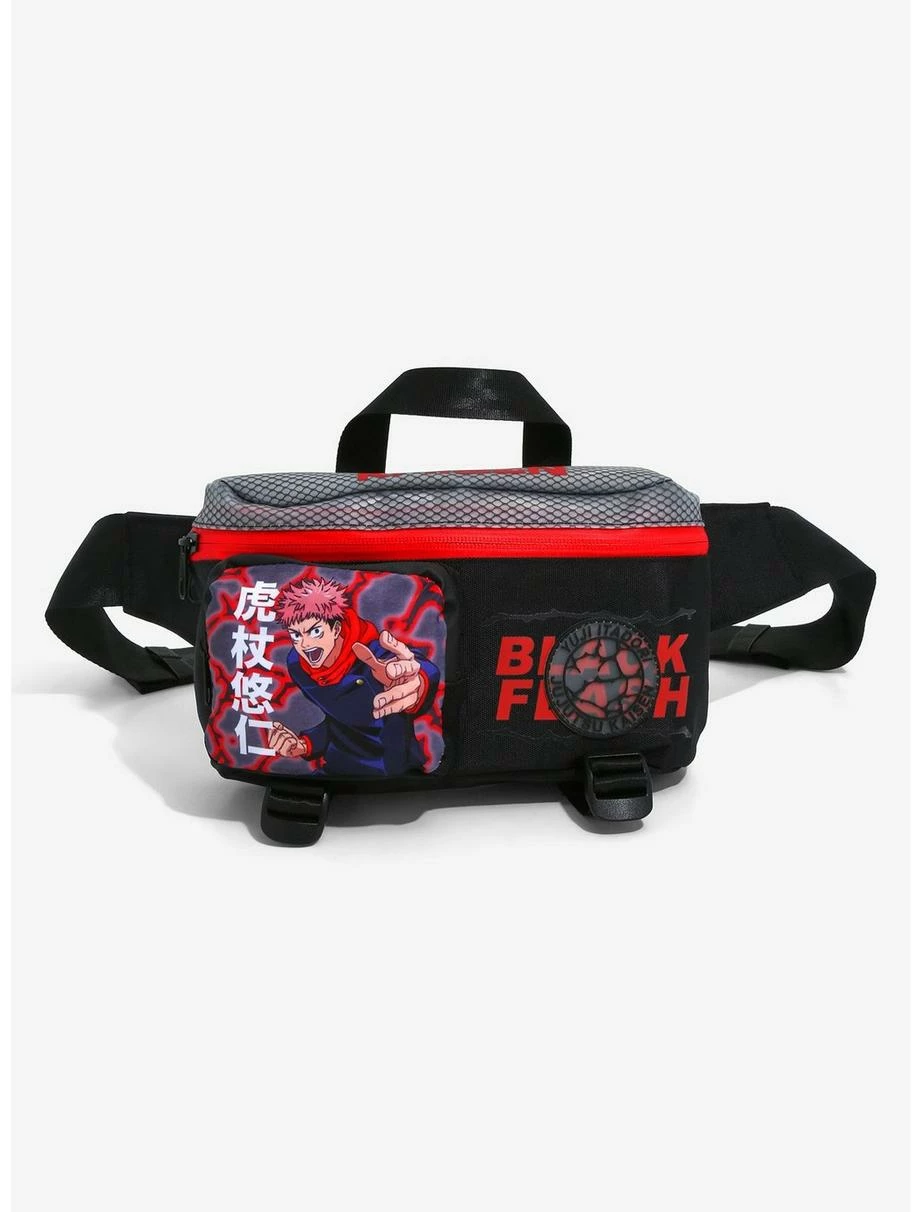 Television Jujutsu Kaisen Itadori Black Flash Fanny Pack - BoxLunch Exclusive