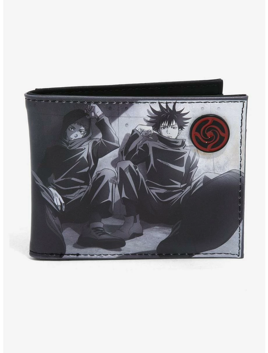 Television Jujutsu Kaisen Megumi And Yuji Bifold Wallet - BoxLunch Exclusive