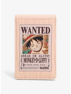 Television One Piece Monkey D. Luffy Wanted Poster Bifold Wallet - BoxLunch Exclusive