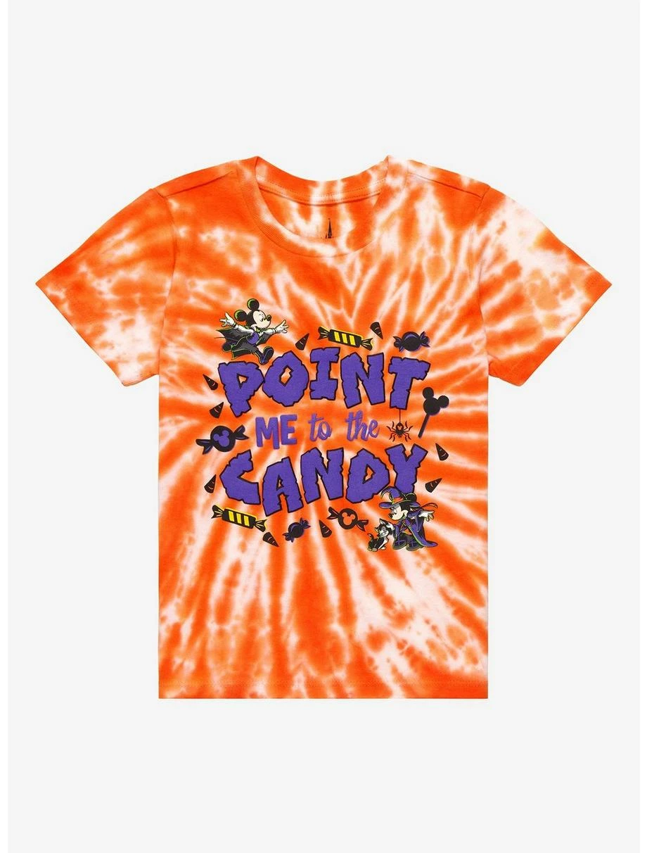 Disney Walt Disney World 50th Anniversary Mickey & Minnie Candy Tie-Dye Toddler T-Shirt - BoxLunch Exclusive