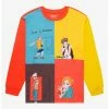 Television Jujutsu Kaisen Lost In Paradise Color Block Long Sleeve T-Shirt - BoxLunch Exclusive -BoxLunch shop 18749803 hi