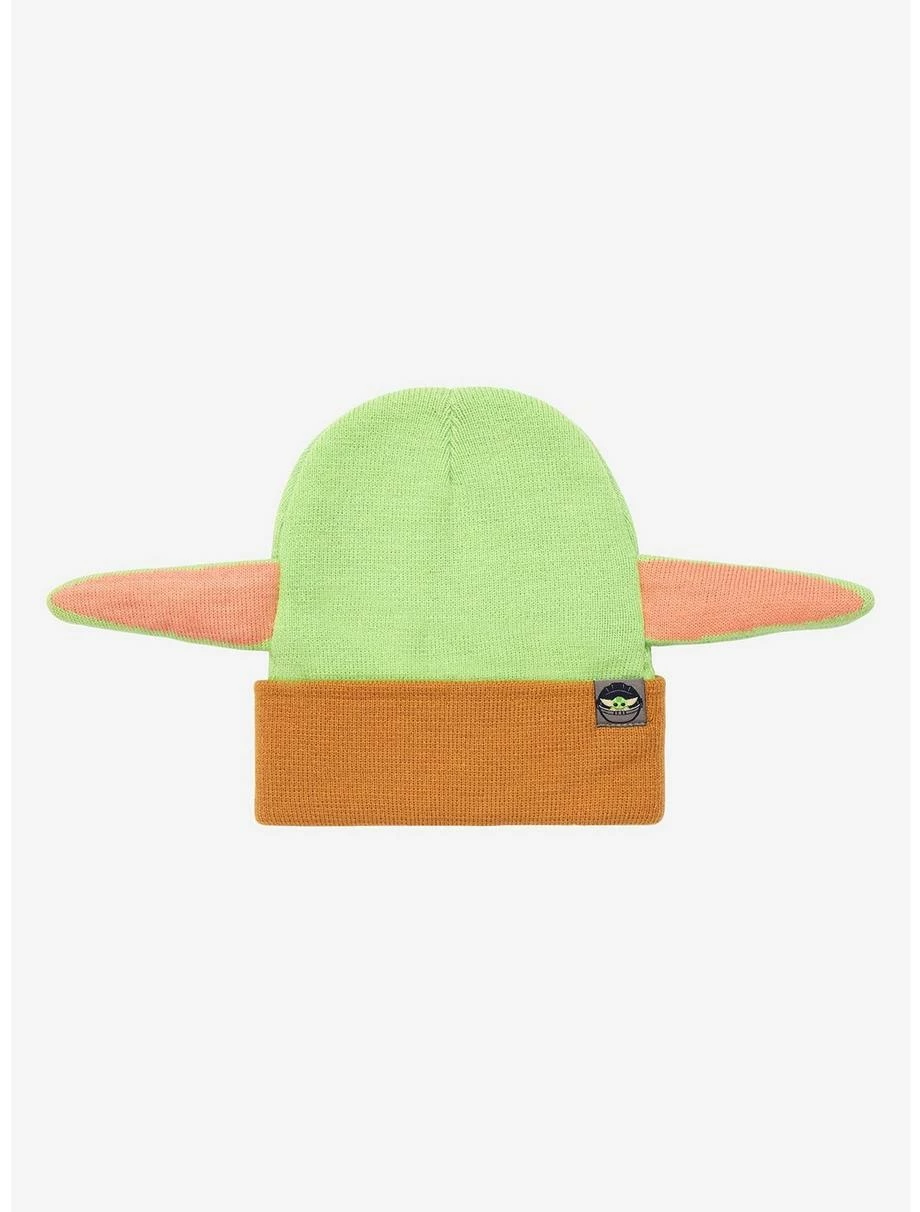 Television Star Wars The Mandalorian Grogu Youth Cuff Beanie - BoxLunch Exclusive