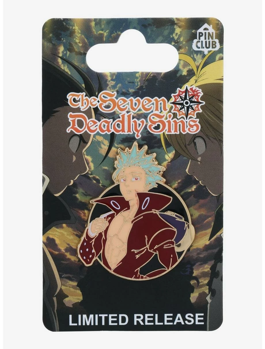 Television The Seven Deadly Sins Ban Circle Portrait Enamel Pin - BoxLunch Exclusive - Image 2