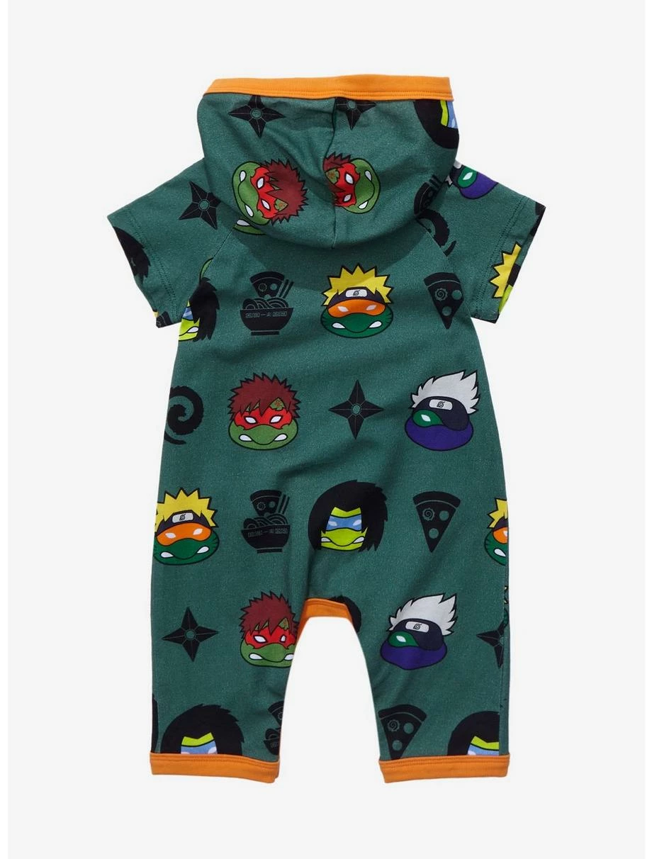 Television Teenage Mutant Ninja Turtles X Naruto Infant One-Piece - BoxLunch Exclusive - Image 2