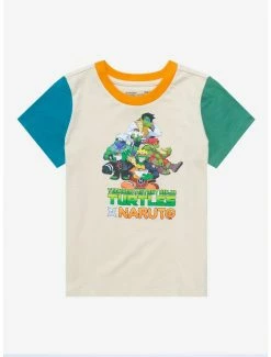 Television Teenage Mutant Ninja Turtles X Naruto Color Block Toddler T-Shirt - BoxLunch Exclusive