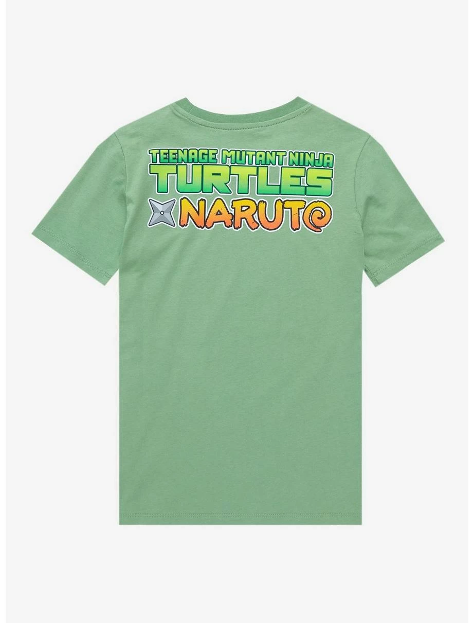 Television Teenage Mutant Ninja Turtles X Naruto Group Shot Youth T-Shirt - BoxLunch Exclusive 4 Television Teenage Mutant Ninja Turtles X Naruto Group Shot Youth T-Shirt - BoxLunch Exclusive - Image 2