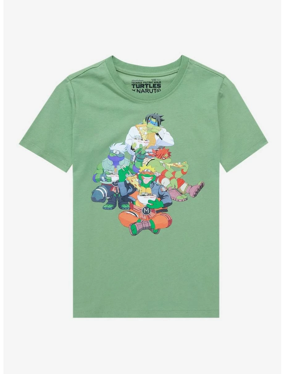 Television Teenage Mutant Ninja Turtles X Naruto Group Shot Youth T-Shirt - BoxLunch Exclusive 3 Television Teenage Mutant Ninja Turtles X Naruto Group Shot Youth T-Shirt - BoxLunch Exclusive