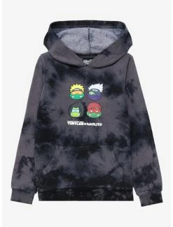 Television Teenage Mutant Ninja Turtles X Naruto Youth Tie-Dye Hoodie - BoxLunch Exclusive