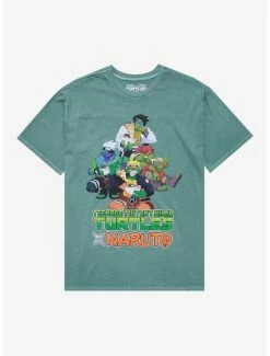 Television Teenage Mutant Ninja Turtles X Naruto Group Shot T-Shirt - BoxLunch Exclusive