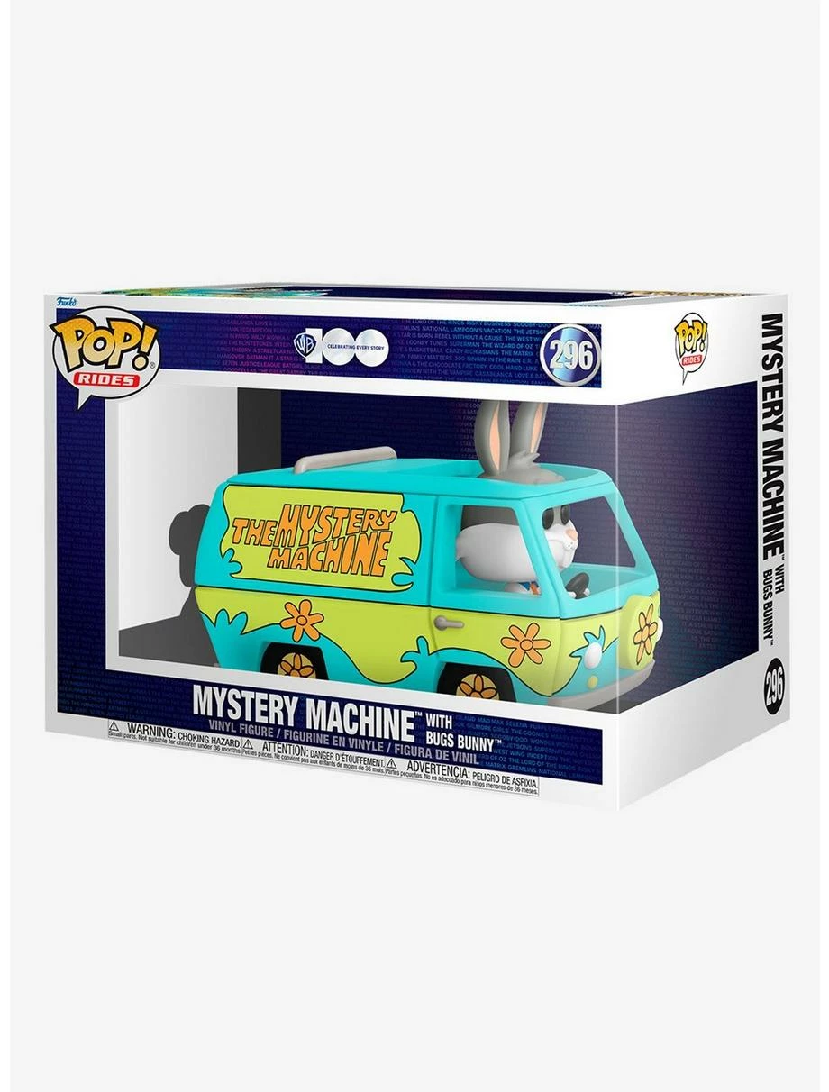 Television Funko Pop! Rides Warner Bros. 100 Mystery Machine With Bugs Bunny Vinyl Figure - Image 2